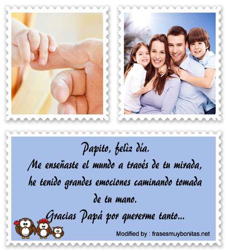 Feliz dia del Padre | Saludos por el dia del Padre 