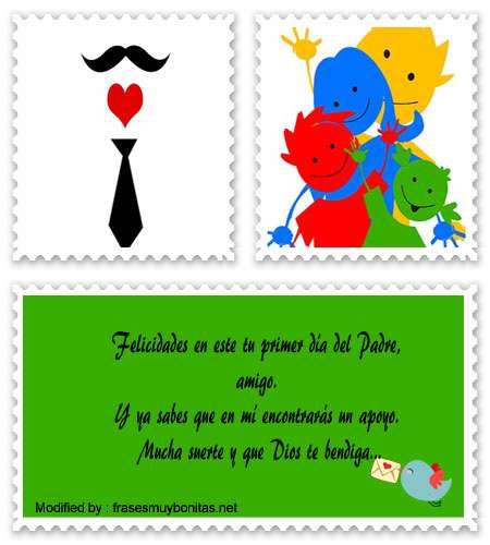 Tarjetas con saludos por el dia del Padre para mis amigos | Textos para el dia  del Padre 